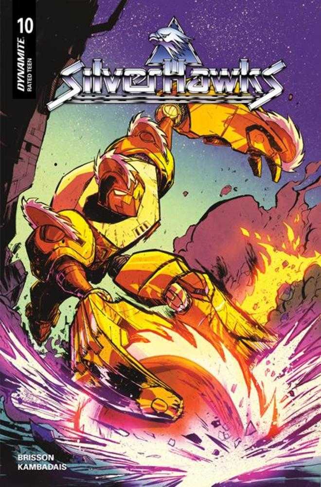 Silverhawks #10 Cover G 1 in 10 David Cousens Battle Damage Original Variant