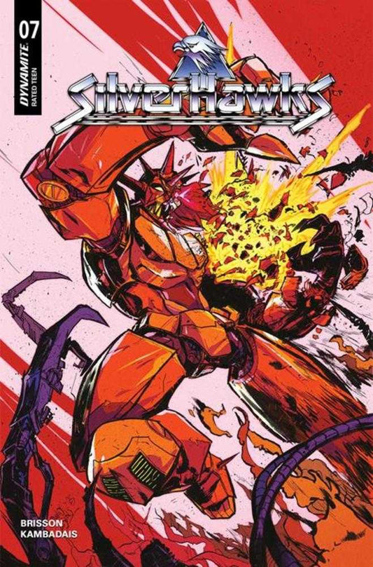 Silverhawks #7 Cover G 1 in 10 David Cousens Battle Damage Origingal Variant