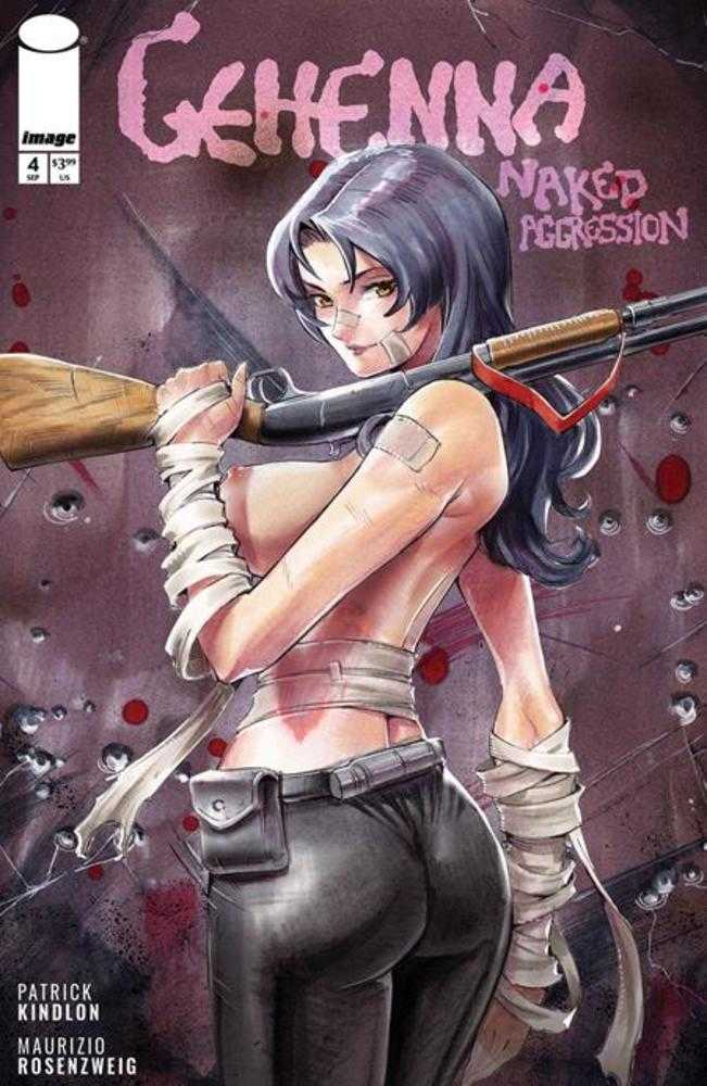 Gehenna Naked Aggression #4 (Of 4) Cover C Rodrigo Yoshimiya Nsfw Polybagged Variant