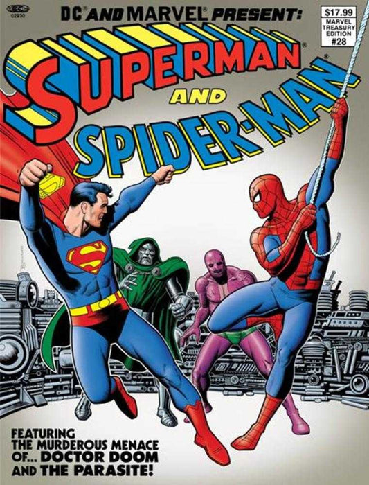 DC And Marvel Present Superman And Spider-Man (Marvel Treasury Edition #28) #1 Facsimile Edition Cover B Brian Bolland  Variant