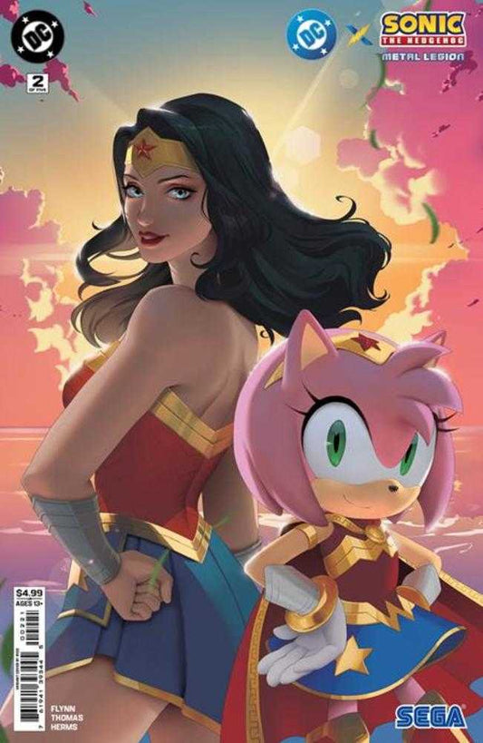 DC X Sonic The Hedgehog The Metal Legion #2 (Of 5) Cover B R1 C0 Card Stock Variant