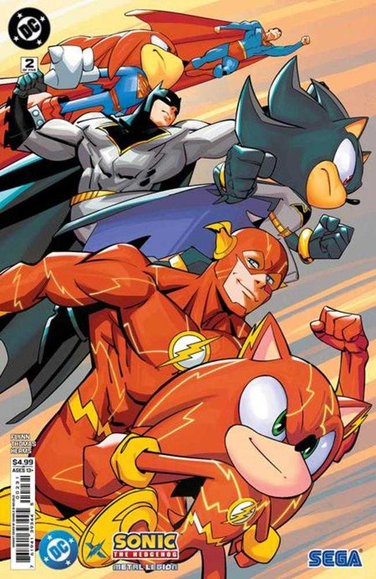 DC X Sonic The Hedgehog The Metal Legion #2 (Of 5) Cover C Daniele Di Nicuolo Card Stock Variant