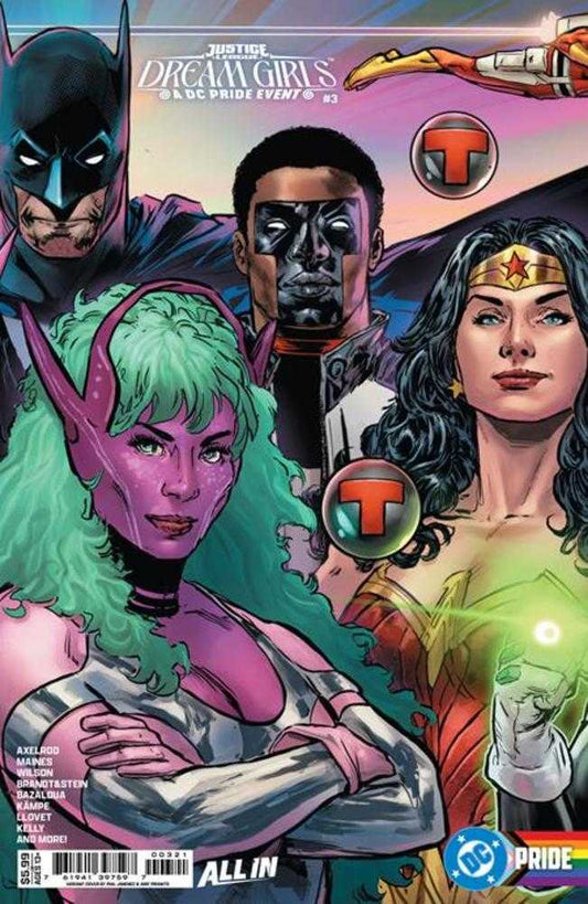 Justice League Dream Girls A DC Pride Event #3 (Of 4) Cover B Phil Jimenez Connecting Card Stock Variant