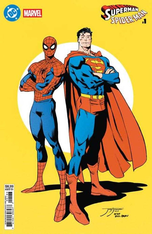 DC Marvel Superman Spider-Man #1 (One Shot) 2nd Print Cover B Jorge Jimenez Card Stock Variant