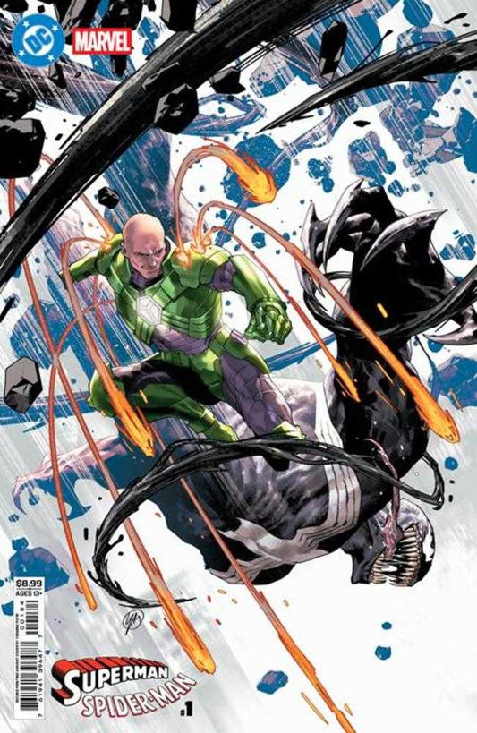 DC Marvel Superman Spider-Man #1 (One Shot) 2nd Print Cover C Yasmine Putri Card Stock Variant