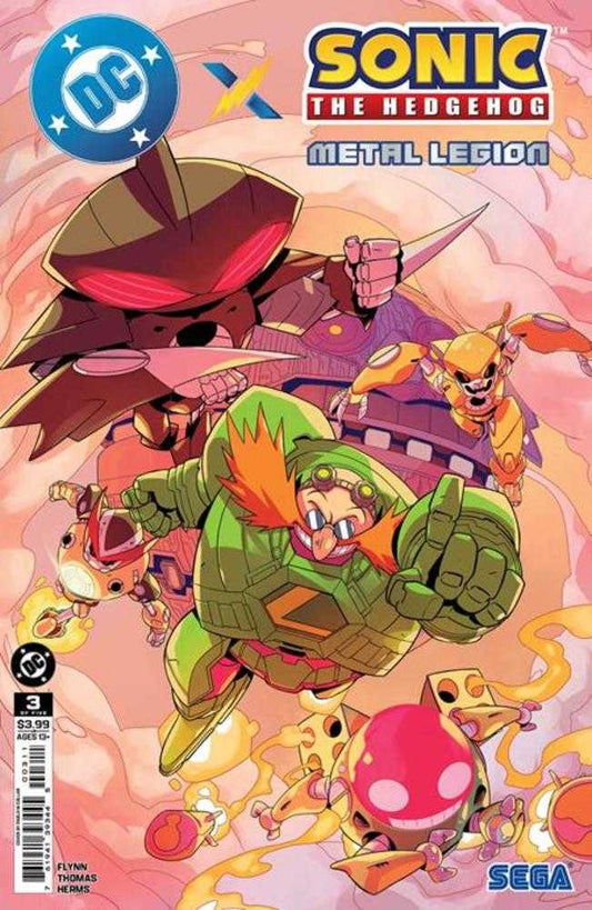 DC X Sonic The Hedgehog The Metal Legion #3 (Of 5) Cover A Pablo M Collar