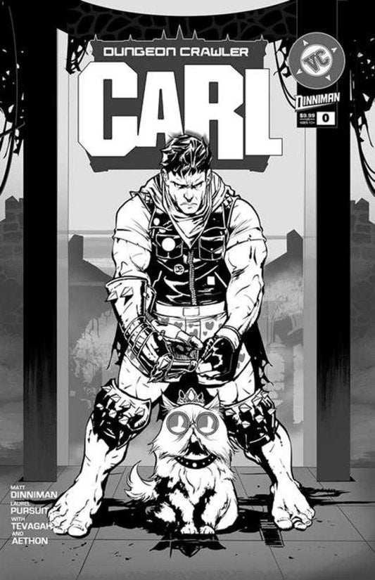 Dungeon Crawler Carl Special Edition #0 Cover B Nathan Gooden Absolute Batman Homage Black & White Variant